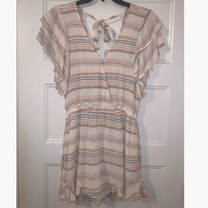 American Eagle striped romper